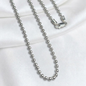 CADENA PLATA MILITAR 70CM LARGO