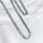 CADENA PLATA ANCLA 60CM LARGO