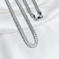 CADENA PLATA DOBLE ESLABON 60CM LARGO