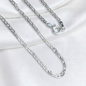 CADENA PLATA ANCLA 45CM LARGO