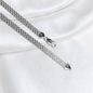 CADENA PLATA CHINESCA 60CM LARGO