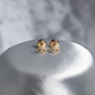 TOPO SEGURIDAD GUCCI MICROCIRCON ORO LAMINDO 18K