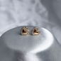 TOPO SEGURIDAD CORAZON CIRCONES ORO LAMINADO 18K