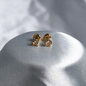 TOPO SEGURIDAD CORAZON MICKEY CIRCON ORO LAMINADO 18K