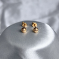 TOPO BALIN FUSCO 5MM ORO LAMINADO 18K