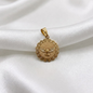 MEDALLA ESPITIRU SANTO CON BORDES ORO LAMINADO 18K