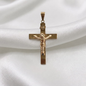 DIJE CRISTO PLANO GRANDE ORO LAMINADO 18K