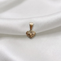 DIJE CORAZON ESPIRITU SANTO PEQUEÑO ORO LAMINADO 18K