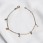 PULSERA DIJE ESTRELLA COLGANTE ORO LAMINADO 18K