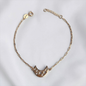 PULSERA DIJE LUNA ORO LAMINADO 18K