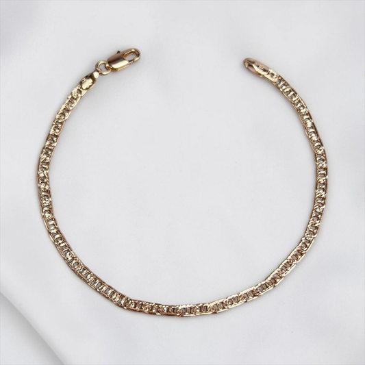 PULS ESCALERA DIAMANTADA ORO LAMINADO 18K