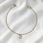 TOBILLERA ESTRELLA DE MAR ORO LAMINADO 18K