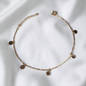 TOBILLERA CÍRCULOS ORO LAMINADO 18K