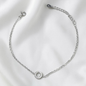 PULSERA  PLATA CIRCONES TAILANDESA CIRCILO