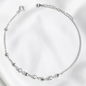 PULSERA  PLATA CIRCONES TAILANDESA
