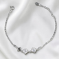 PULSERA  PLATA CIRCONES TAILANDESA