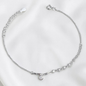 PULSERA  PLATA CIRCONES TAILANDES