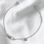 PULSERA  PLATA CIRCONES TAILANDES