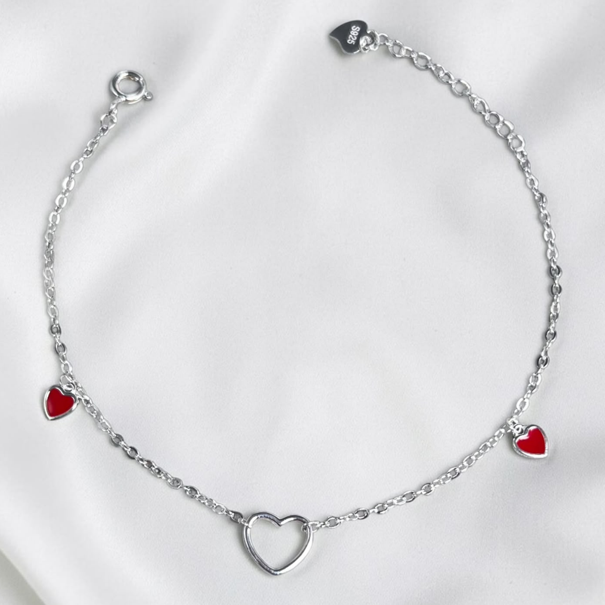 PULSERA  PLATA CIRCONES TAILANDESA