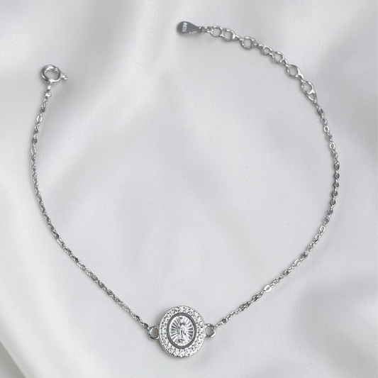 PULSERA  PLATA CIRCONES TAILANDESA