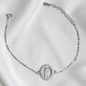 PULSERA  PLATA CIRCONES TAILANDESA