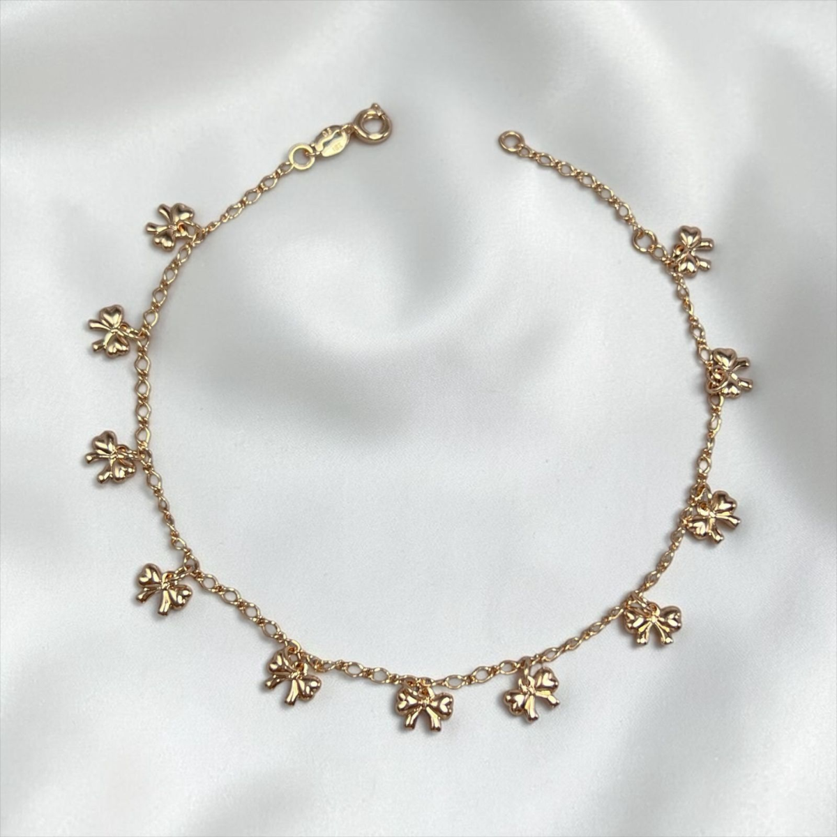 TOBILLERA MOÑOS ORO LAMINADO 18k