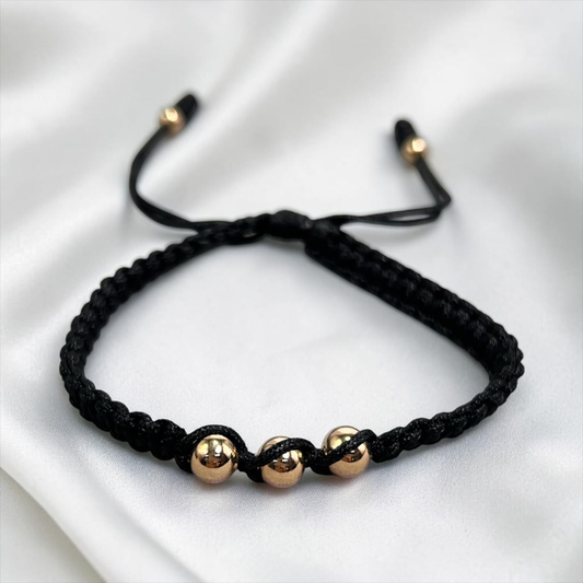 PULSERA ORO LAMINADO 18K TEJIDA