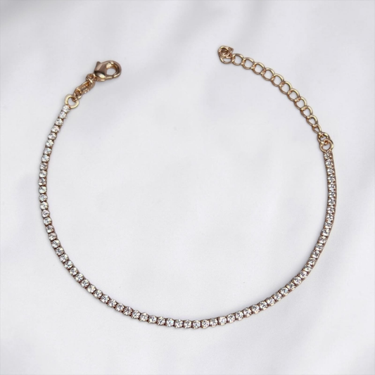 PULSERA CIRCON ORO LAMINADO 18K