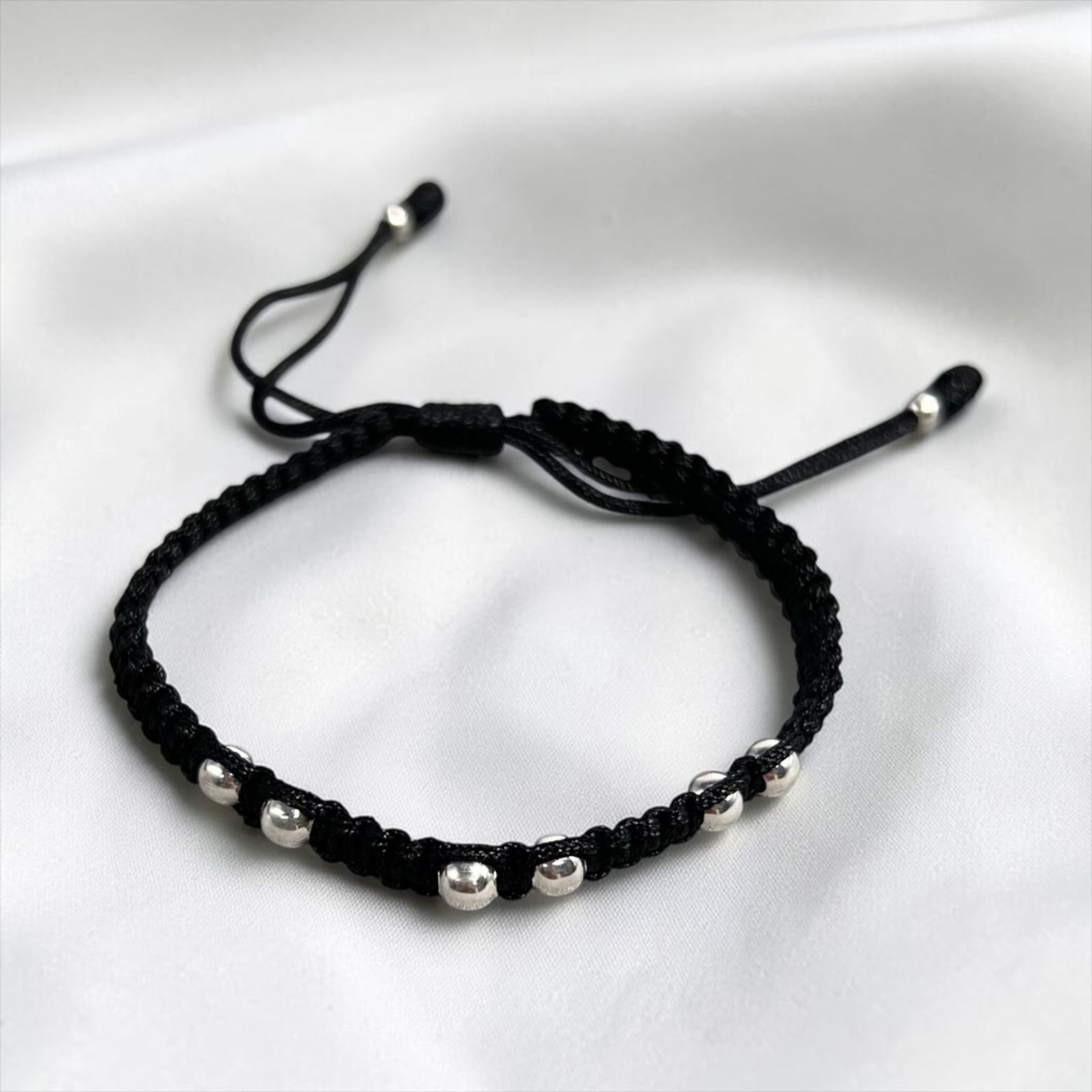 PULSERA PLATA TEJIDA