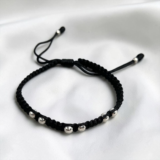 PULSERA PLATA TEJIDA