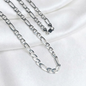 CADENA PLATA FIGARO GUCCI 60CM LARGO