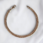 PULSERA BARBADA PESADA ORO LAMINADO 18K