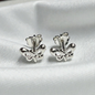 TOPO PLATA FIGURA MARIPOSA