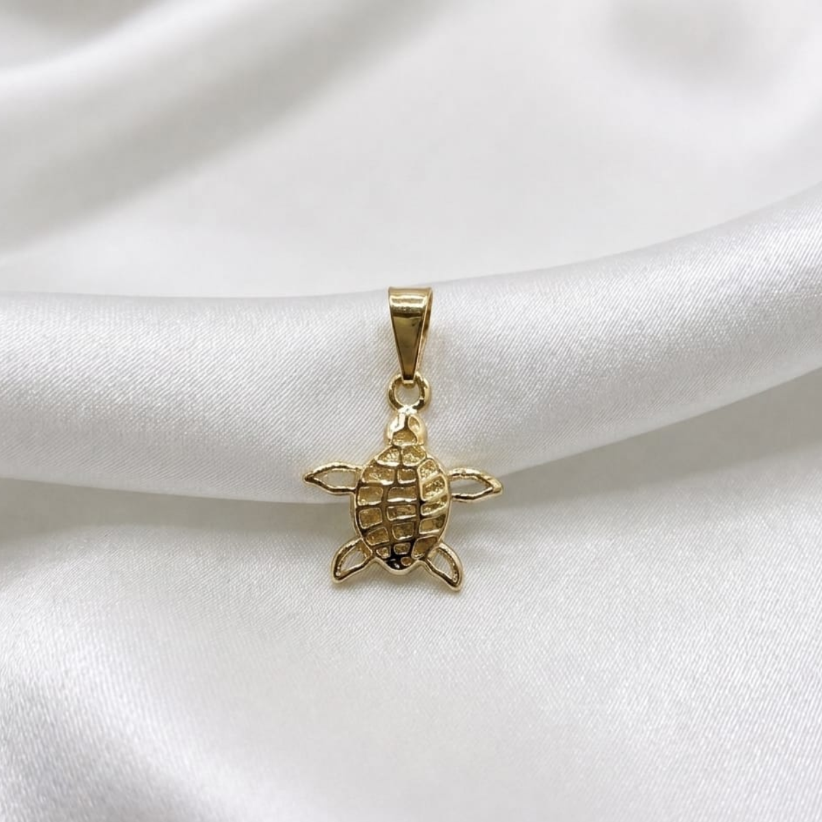 DIJE TORTUGA MALLA ORO LAMINADO