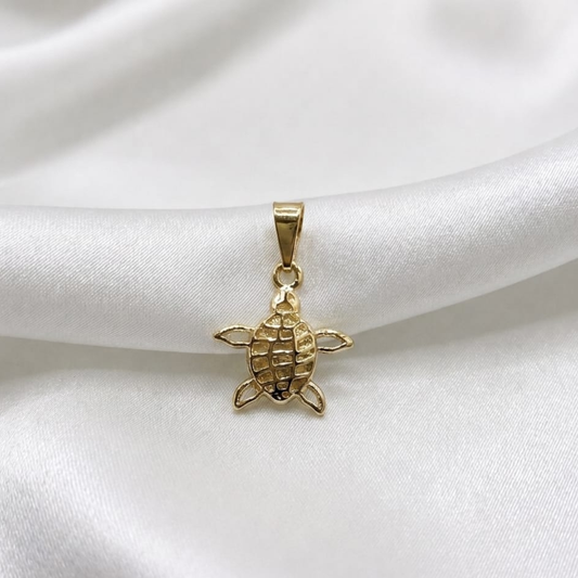 DIJE TORTUGA MALLA ORO LAMINADO