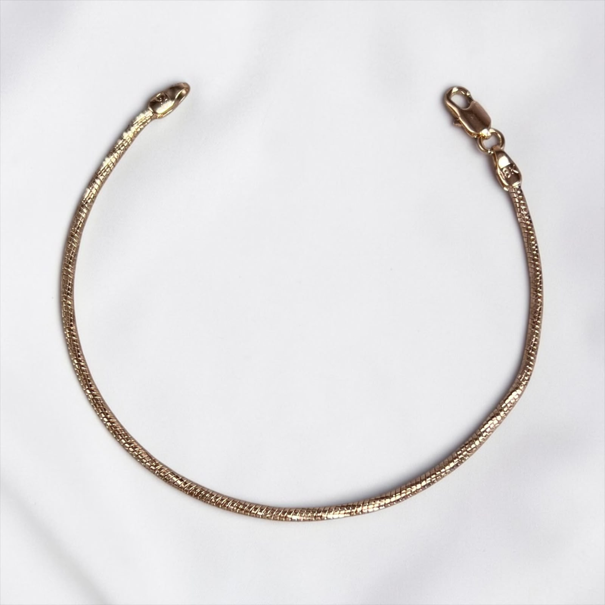 PULSERA ESPIGA ORO LAMINADO 18K
