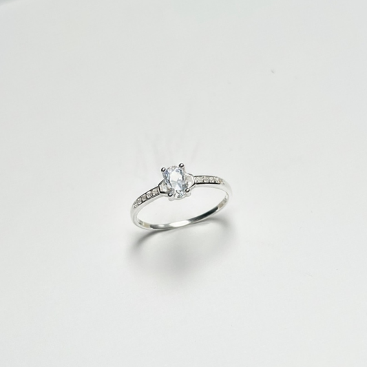ANILLO SOLITARIO PLATA CIRCONES TAILANDES