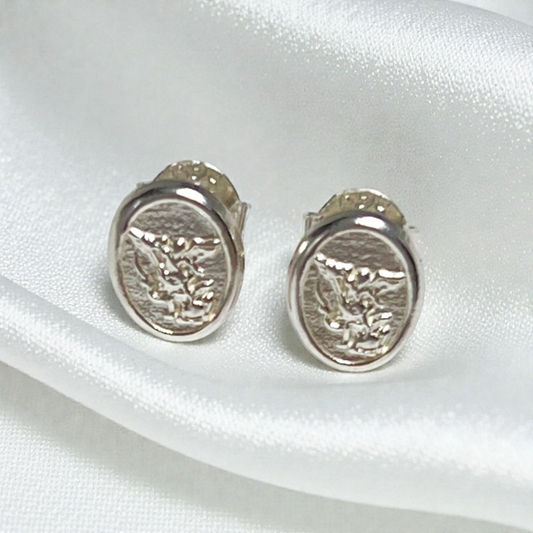 TOPO PLATA FIGURA ARCANGEL