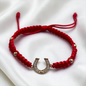 PULSERA ORO LAMINADO 18K HERRADURA TEJIDA