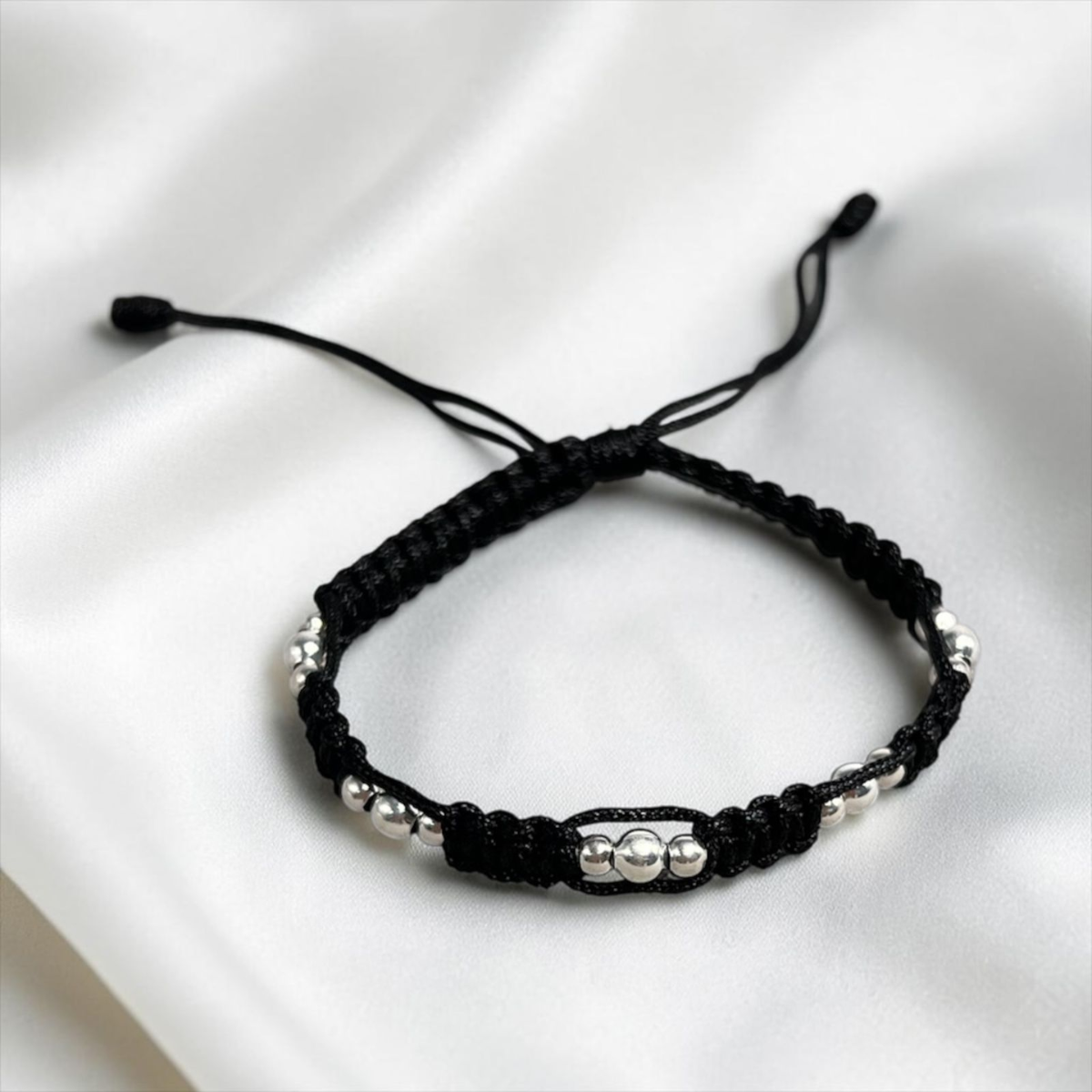 PULSERA PLATA TEJIDA
