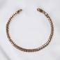 PULSERA CUBANA ORO LAMINADO 18K