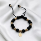 PULSERA ORO LAMINADO 18K MILAGROSA TEJIDA