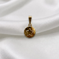 DIJE CIRCULO ESTRELLA ORO LAMINADO 18K