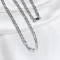CADENA PLATA FIGARO GUCCI 60CM LARGO