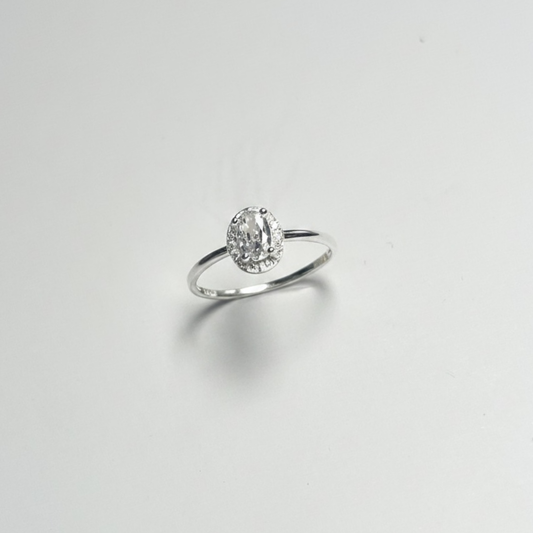 ANILLO SOLITARIO PLATA CIRCONES TAILANDES