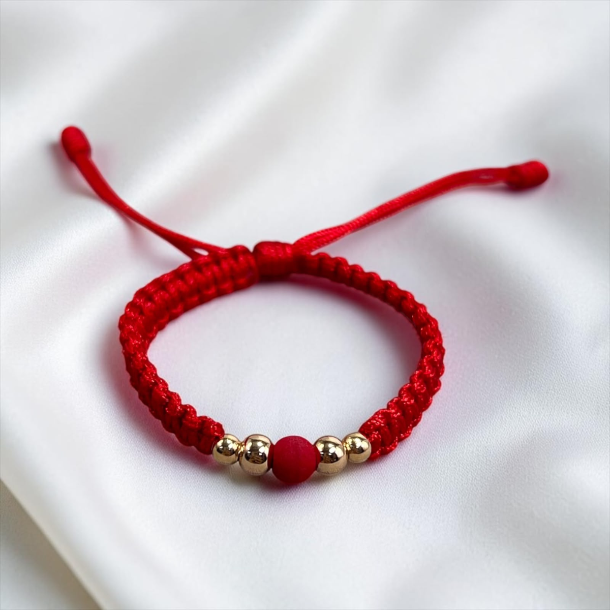 PULSERA BEBÉ ORO LAMINADO 18K TEJIDA