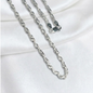 CADENA PLATA SINGAPUR 60CM LARGO