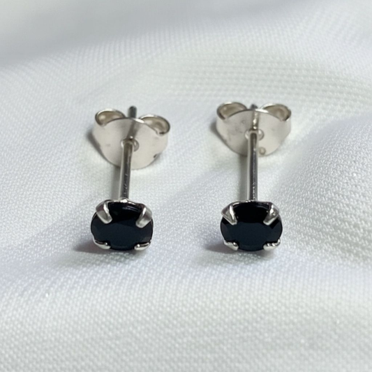 TOPO CIRCON REDONDO UÑAS 4MM NEGRO