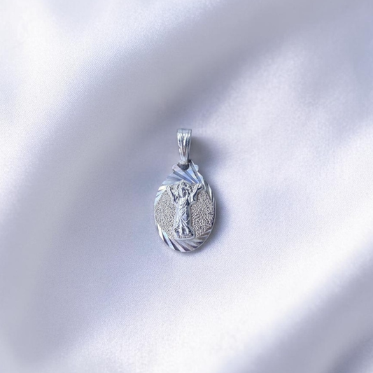 DIJE PLATA DIAMANTADO DIVINO NIÑO