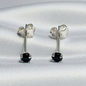 TOPO CIRCON REDONDO 3MM NEGRO